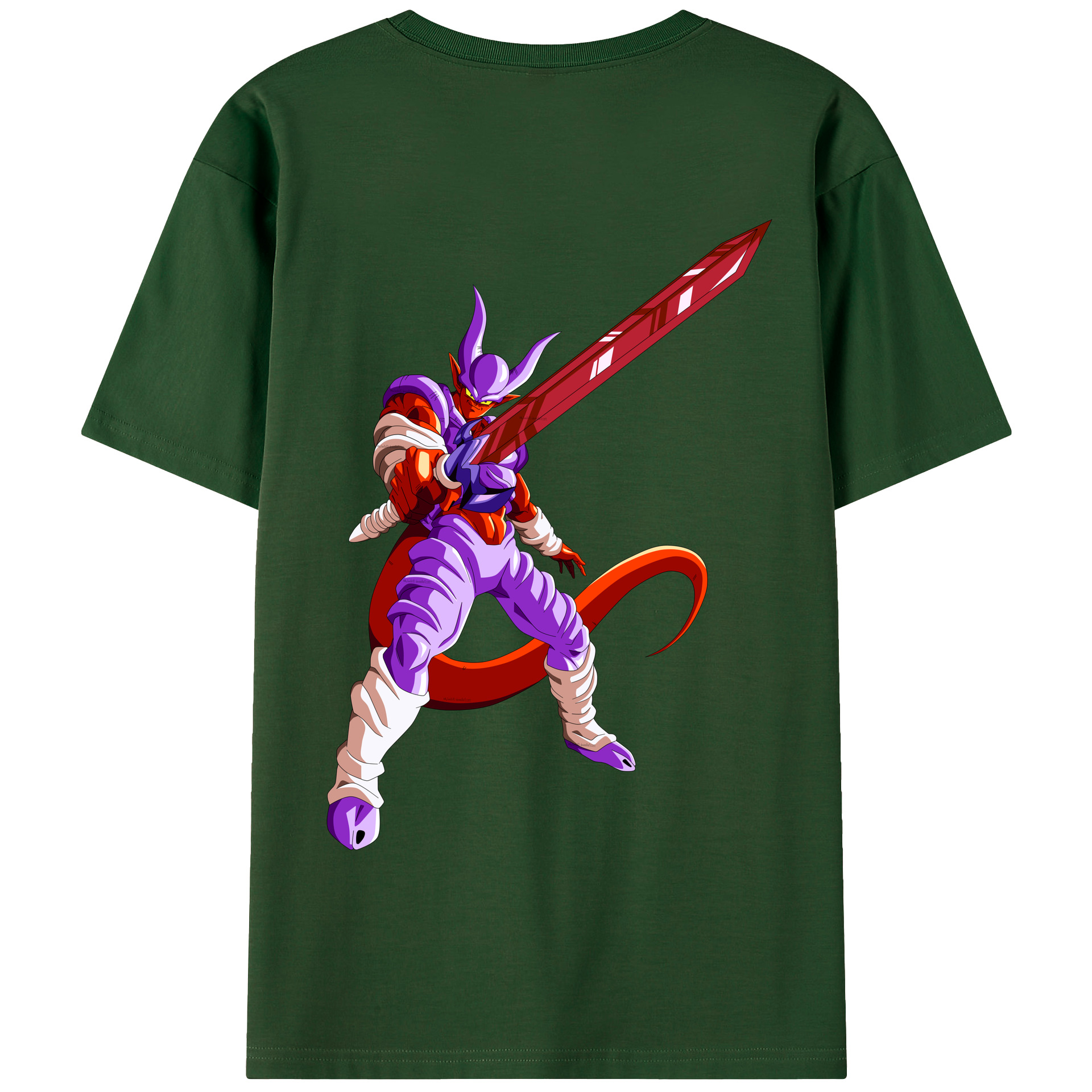 （画像用） ドラゴンボール ジャネンバ DRAGON BALL Janemba 綿100％半袖Tシャツ（背面プリント）